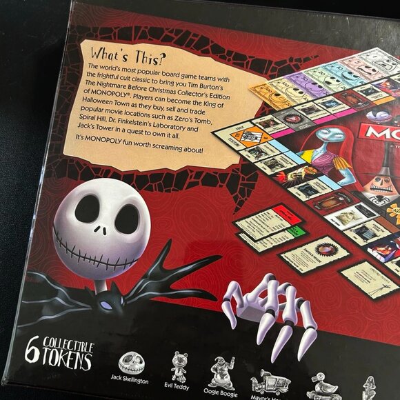 Nightmare Before Christmas Monopoly – Brand New & Sealed - Picture 3 of 4